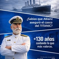 Allianz aseguró el casco del Titanic